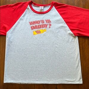 Vintage Y2K 'Who's Ya Daddy?' Shirt Size XL